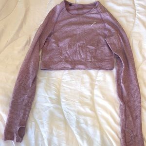 GymShark Long sleeve crop top